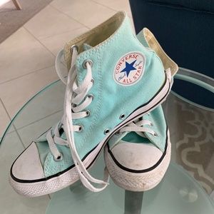 CONVERSE Chuck Taylor ALL STAR POOLSIDE AQUA high Tops Sz 7